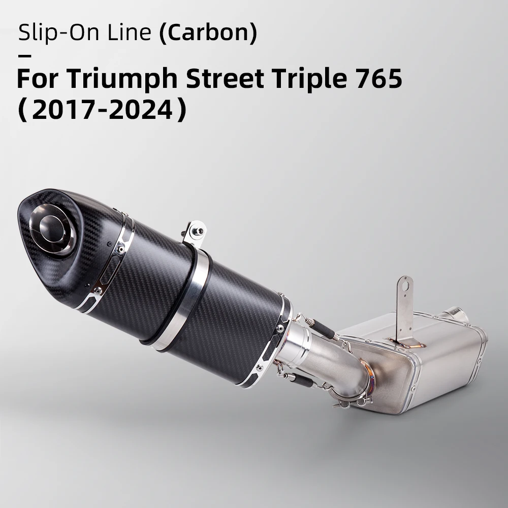 Escape fibra carbono Triumph Street Triple 765 S/R/RS
