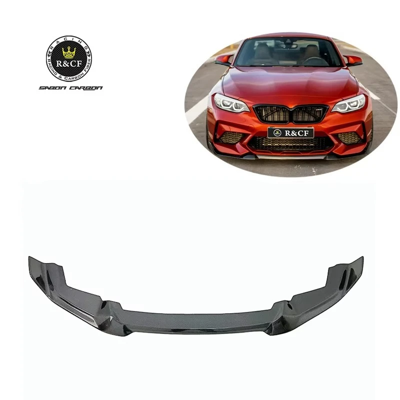 Splitter delantero estilo CS en carbono para BMW M2 Competition