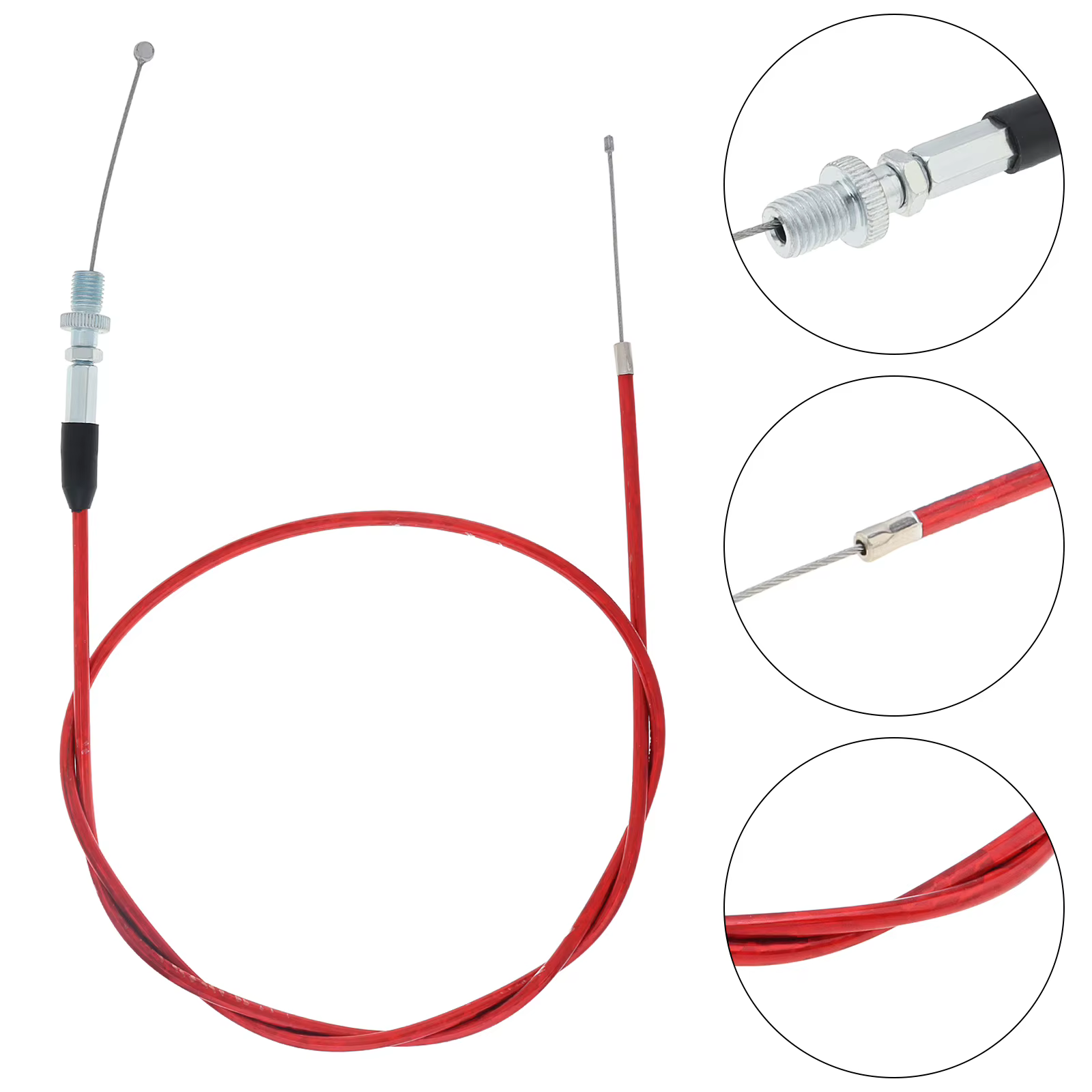 Cable de acelerador de acero inoxidable para pit bike 50-125 cc 4T - imagen 4
