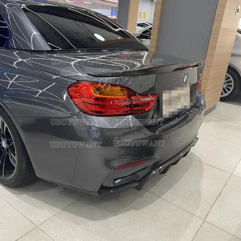 Alerón trasero BMW Serie 4 F33/F83 estilo M4 en fibra de carbono - imagen 3