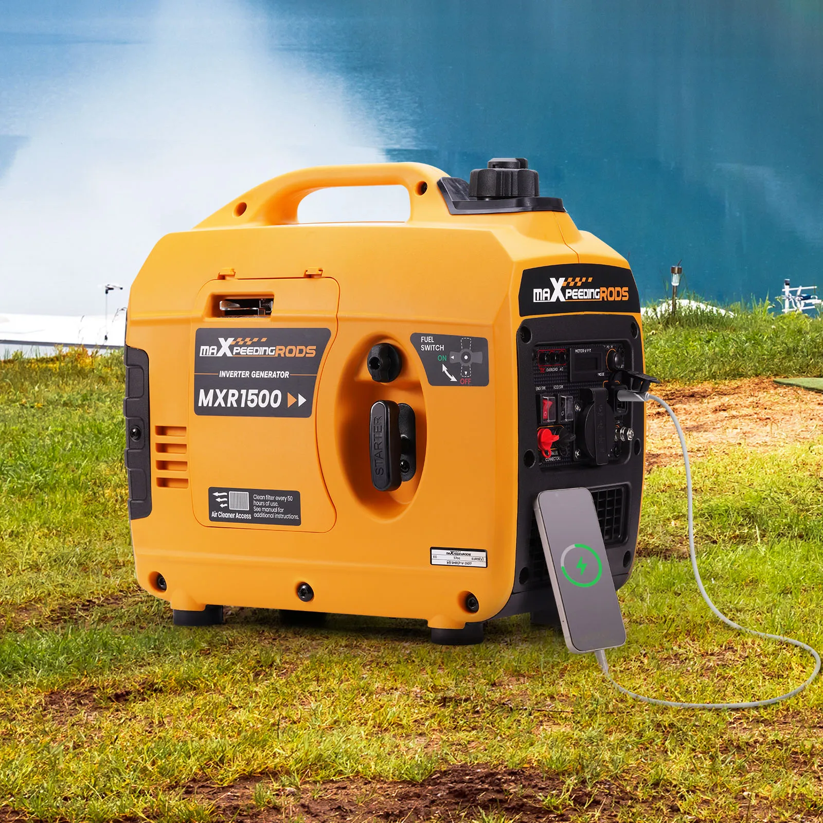 Generador portátil MAXPEEDINGRODS inverter 1200W silencioso RV