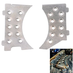 Placas de refuerzo de torretas delanteras BMW E46 para soldar