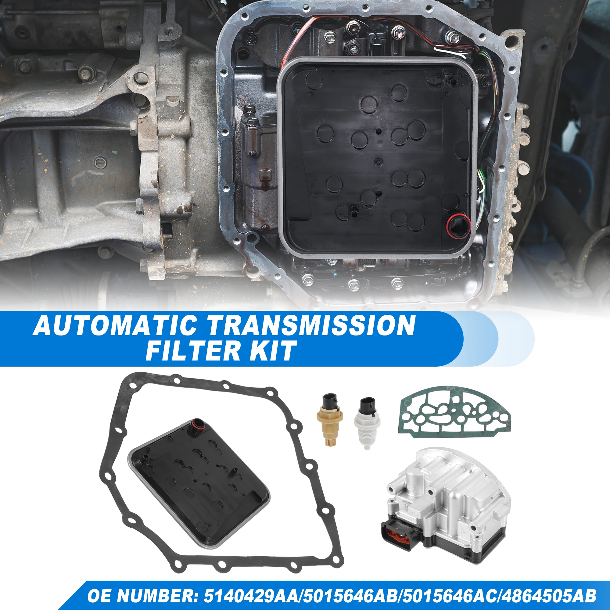 Kit juntas solenoide transmisión Chrysler Pacifica A604/41TE UXCELL - imagen 2