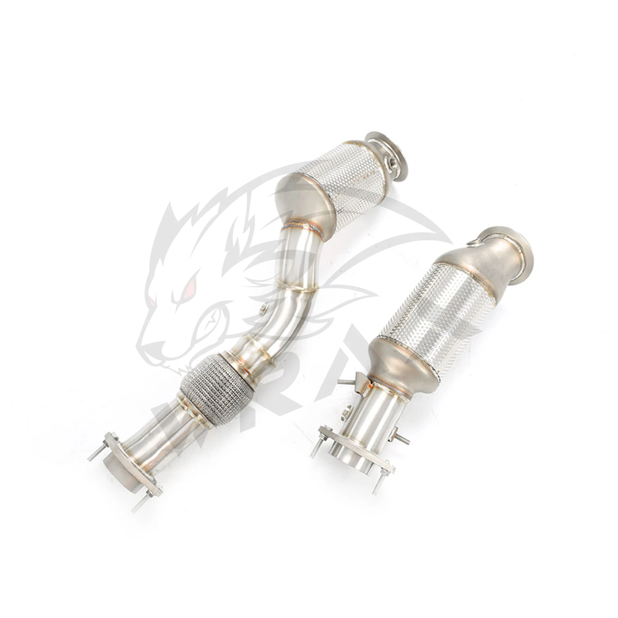 Escape BMW M4 instalado - Vista trasera del vehículo