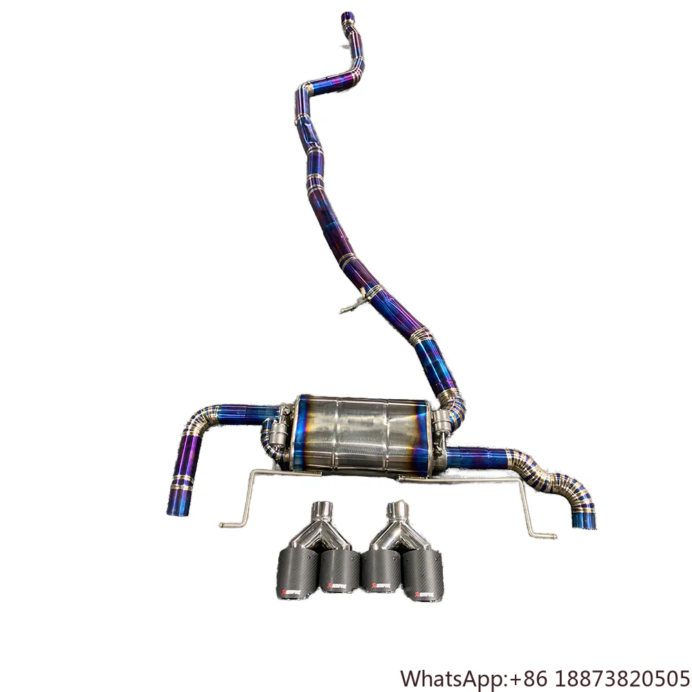 Escape de titanio rendimiento BMW X3 Valvetronic tubo trasero