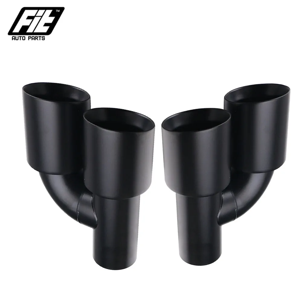 Tubo de escape trasero inoxidable 63 mm - silenciador soldado 89 mm