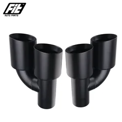 Tubo de escape trasero inoxidable 63 mm - silenciador soldado 89 mm