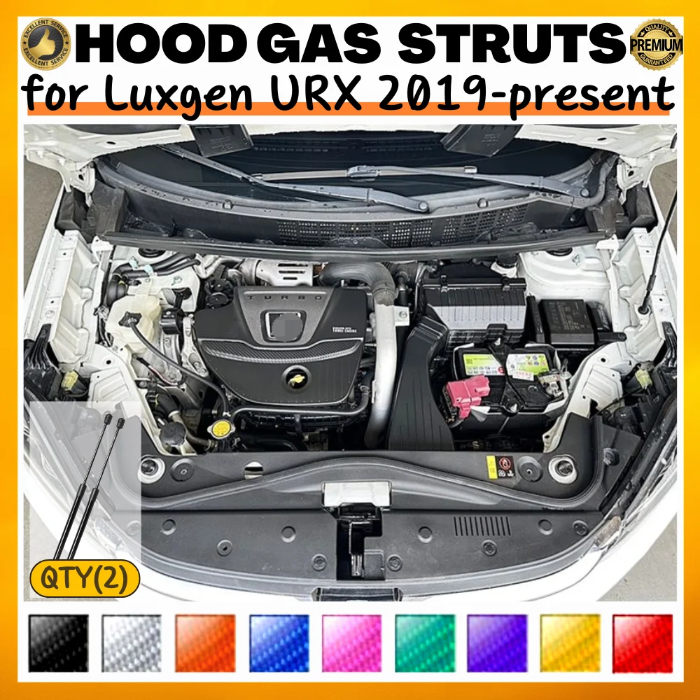 Puntales de capó Luxgen URX – amortiguadores gas
