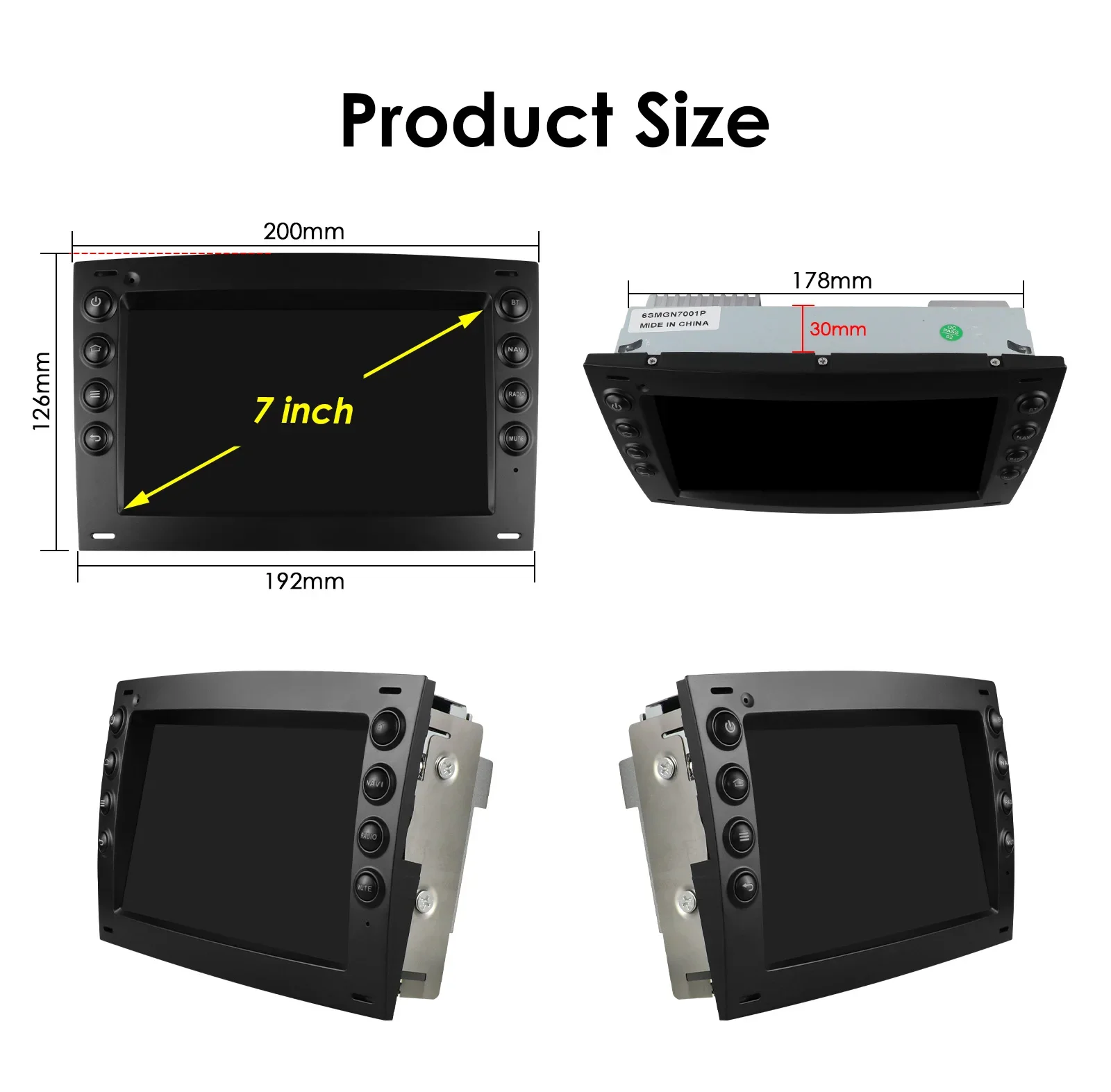 Radio Android 13 con GPS para Renault Megane II (2002-2009) CarPlay - imagen 5