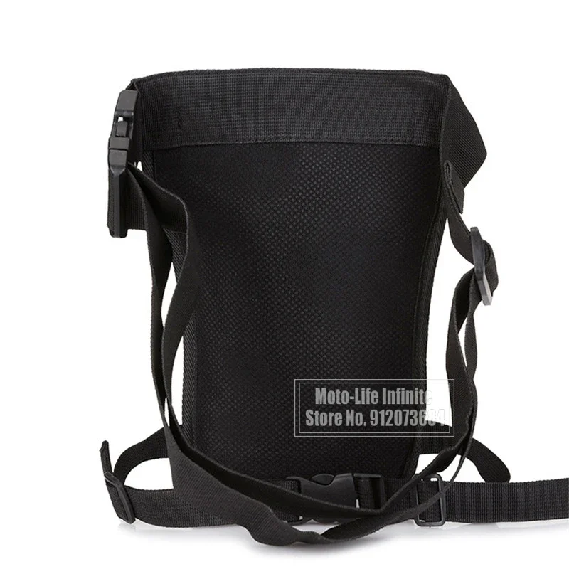 Bolsa de pierna impermeable para moto de lona, bandolera y cintura - imagen 4