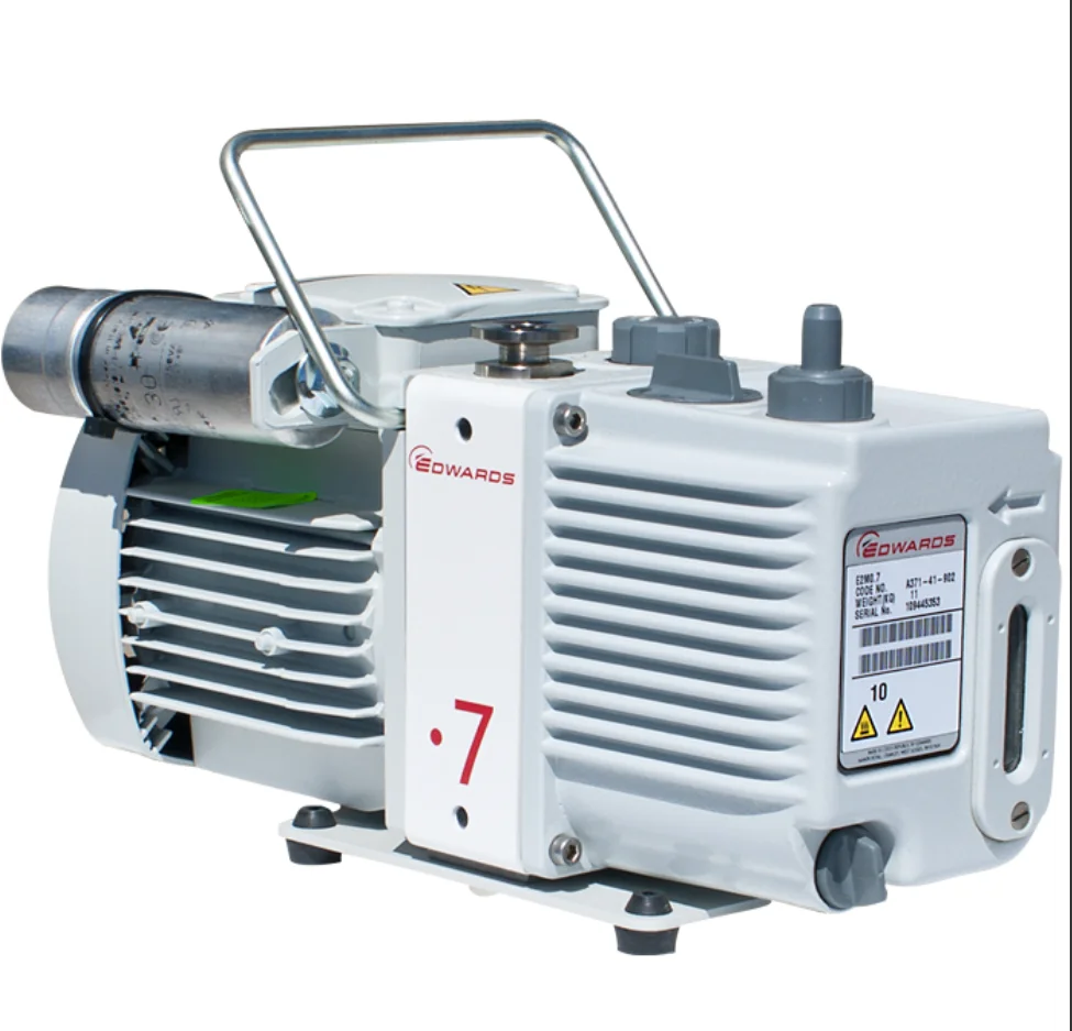 EDWARDS E2M0.7 Bomba de vacío de paletas rotativas sellada con aceite de doble etapa para uso industrial - imagen 4