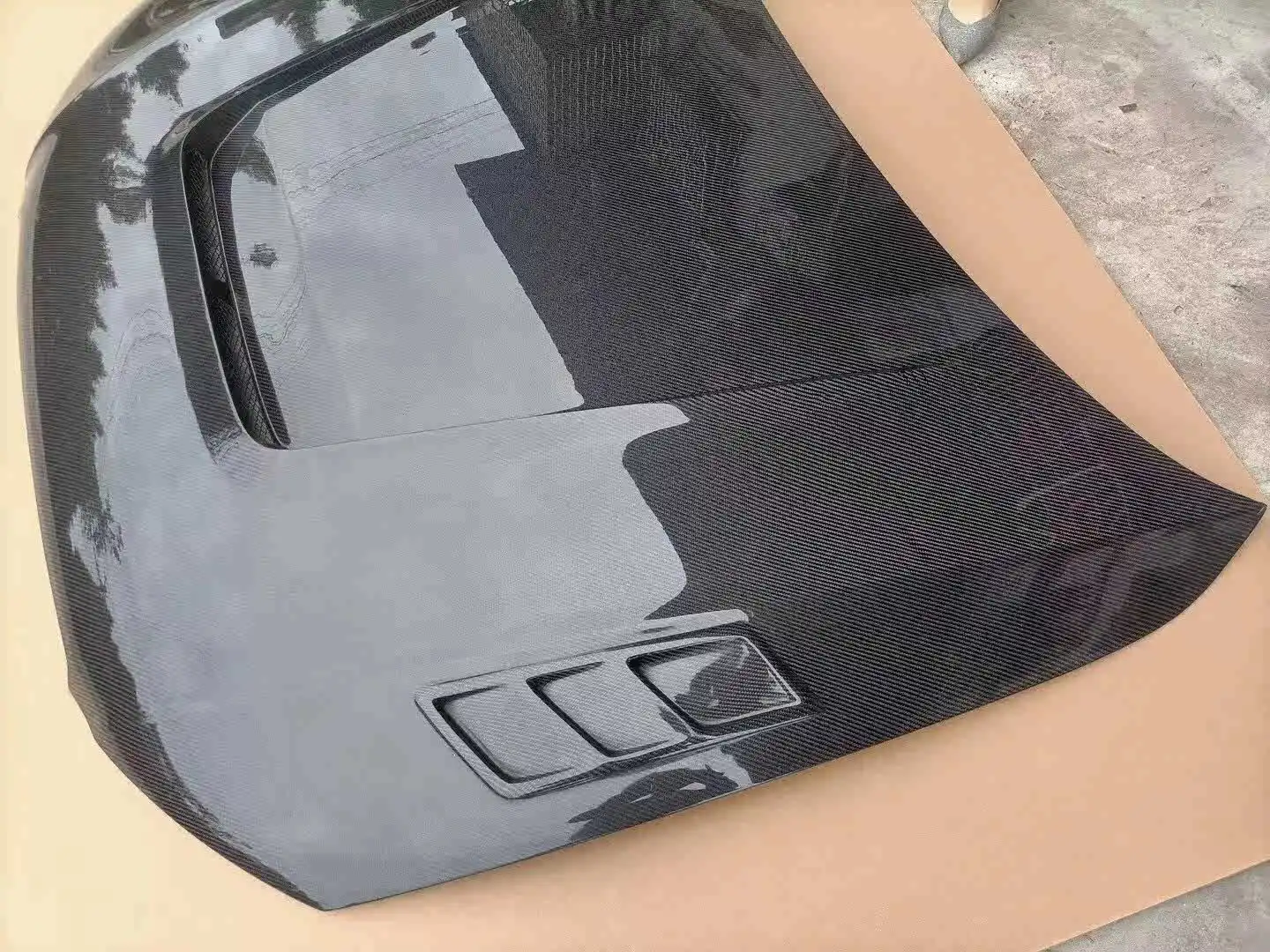 Cubierta válvula fibra de carbono ventilada Audi A5 2008-2010 - imagen 5