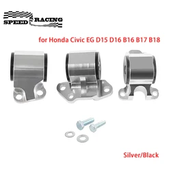Kit de soportes de intercambio de motor con perno de 2 orificios para Honda Civic EG D15 D16 B16 B17 B18 soporte de motor modificado