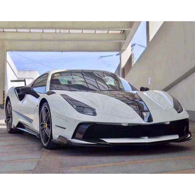 Kit carrocería fibra de carbono MS – Ferrari 488 con difusor y faldas - imagen 5