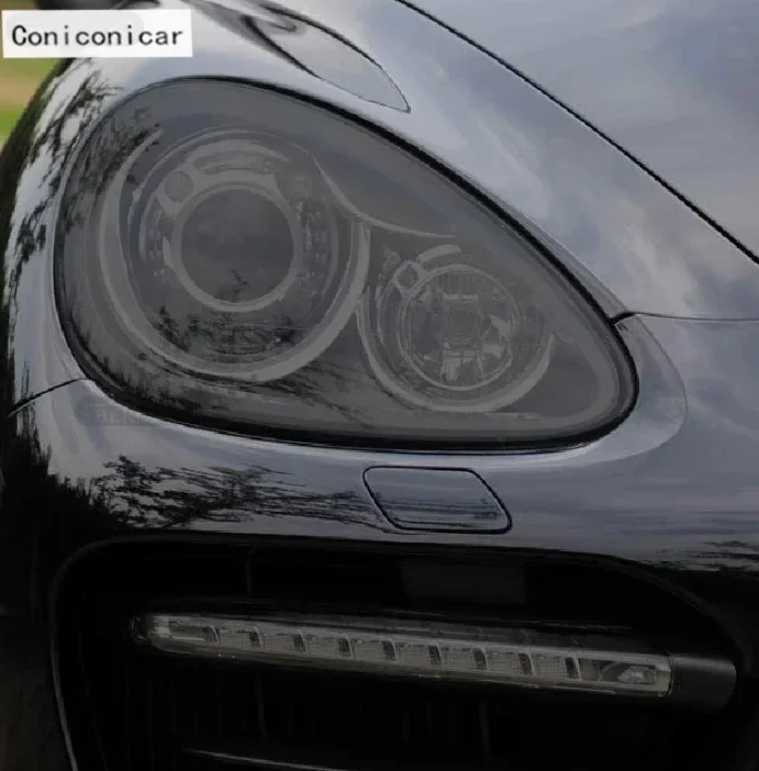 Película protectora faros TPU ahumado transparente Porsche Cayenne 958 - imagen 4