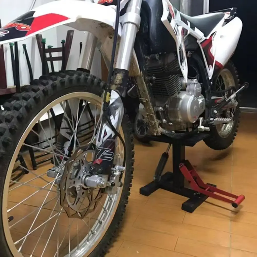 Elevador de motocicletas universal con taburete - imagen 3