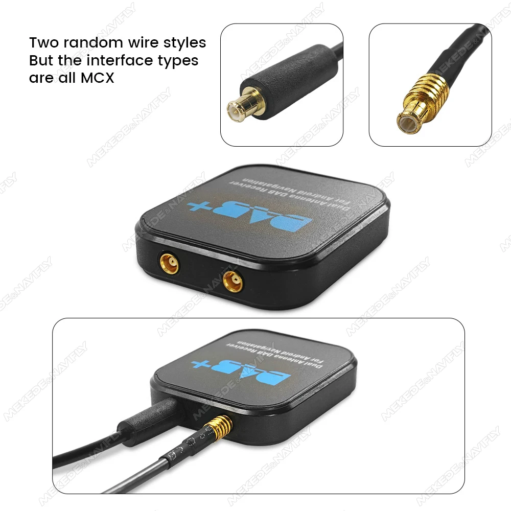 MEKEDE antena DAB dual con adaptador C para radio Android universal - imagen 3