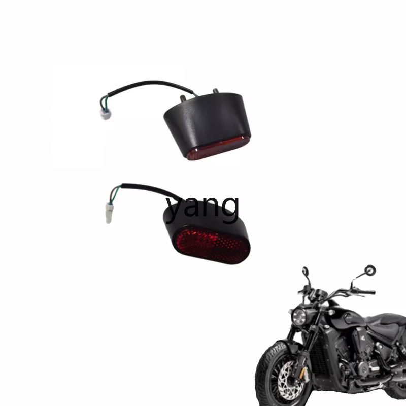 Piloto trasero LED LH 500-2A para motocicleta con luz de matrícula - imagen 5
