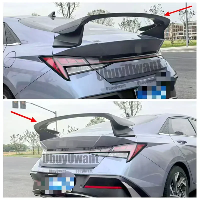Alerón trasero ABS sin pintar para Hyundai Elantra CN7 2020-2025 - imagen 2