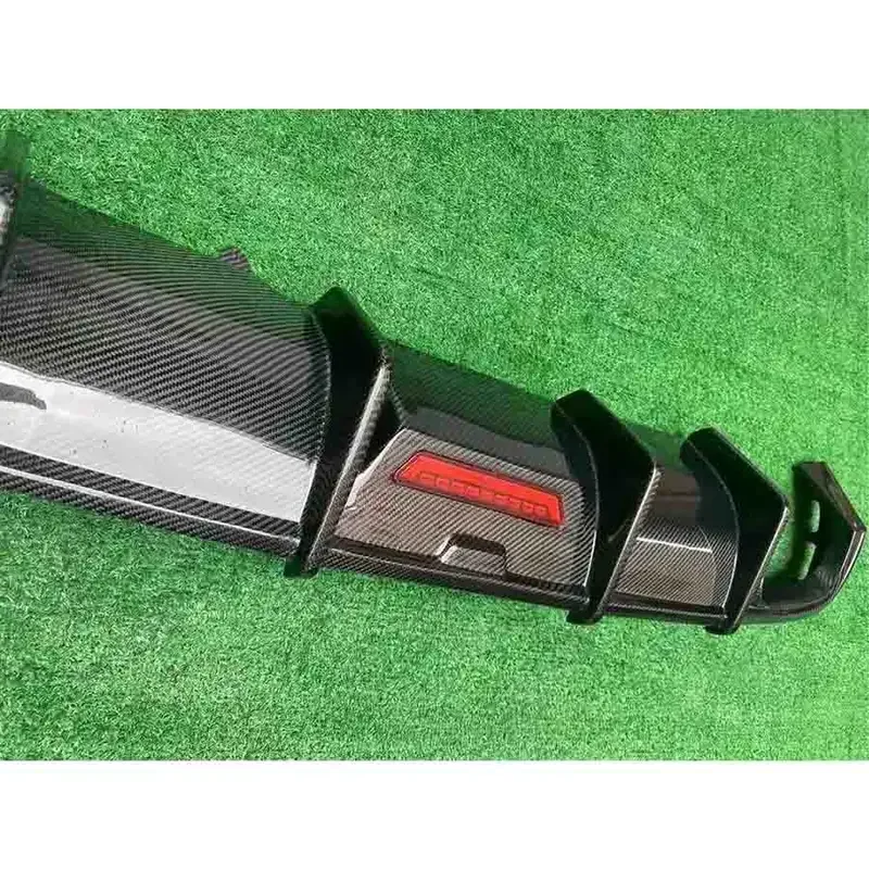 Difusor parachoques trasero fibra de carbono Audi A4 B9 2017-2019 - imagen 4