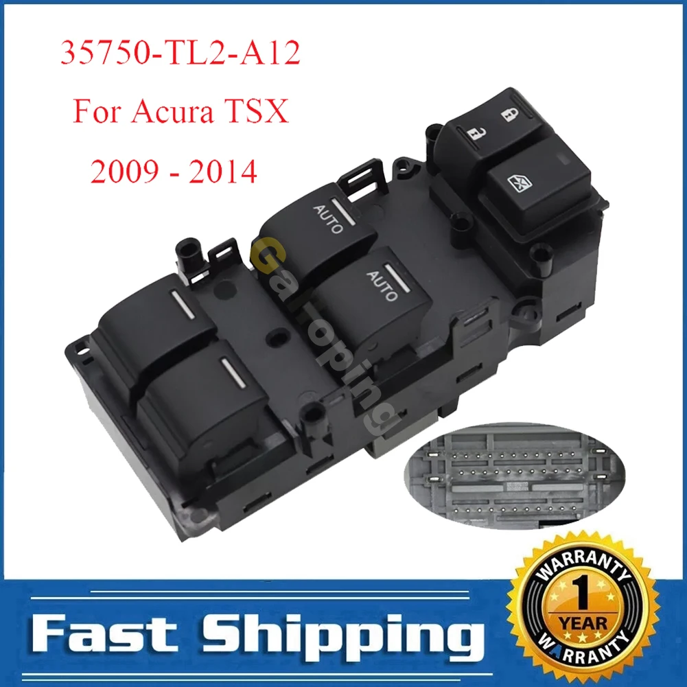 35750-TL2-A12 Interruptor elevalunas izquierdo Acura TSX