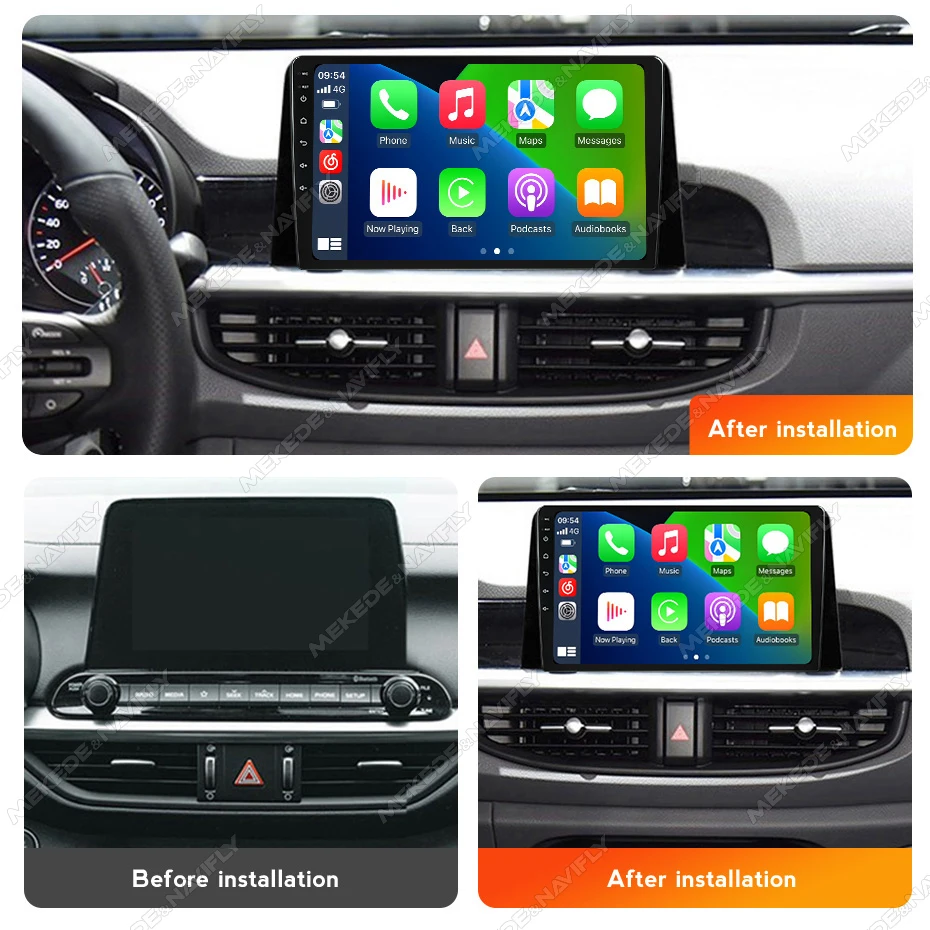 MEKEDE Radio multimedia Android KIA Picanto 3 2016-2020 GPS CarPlay BT - imagen 2