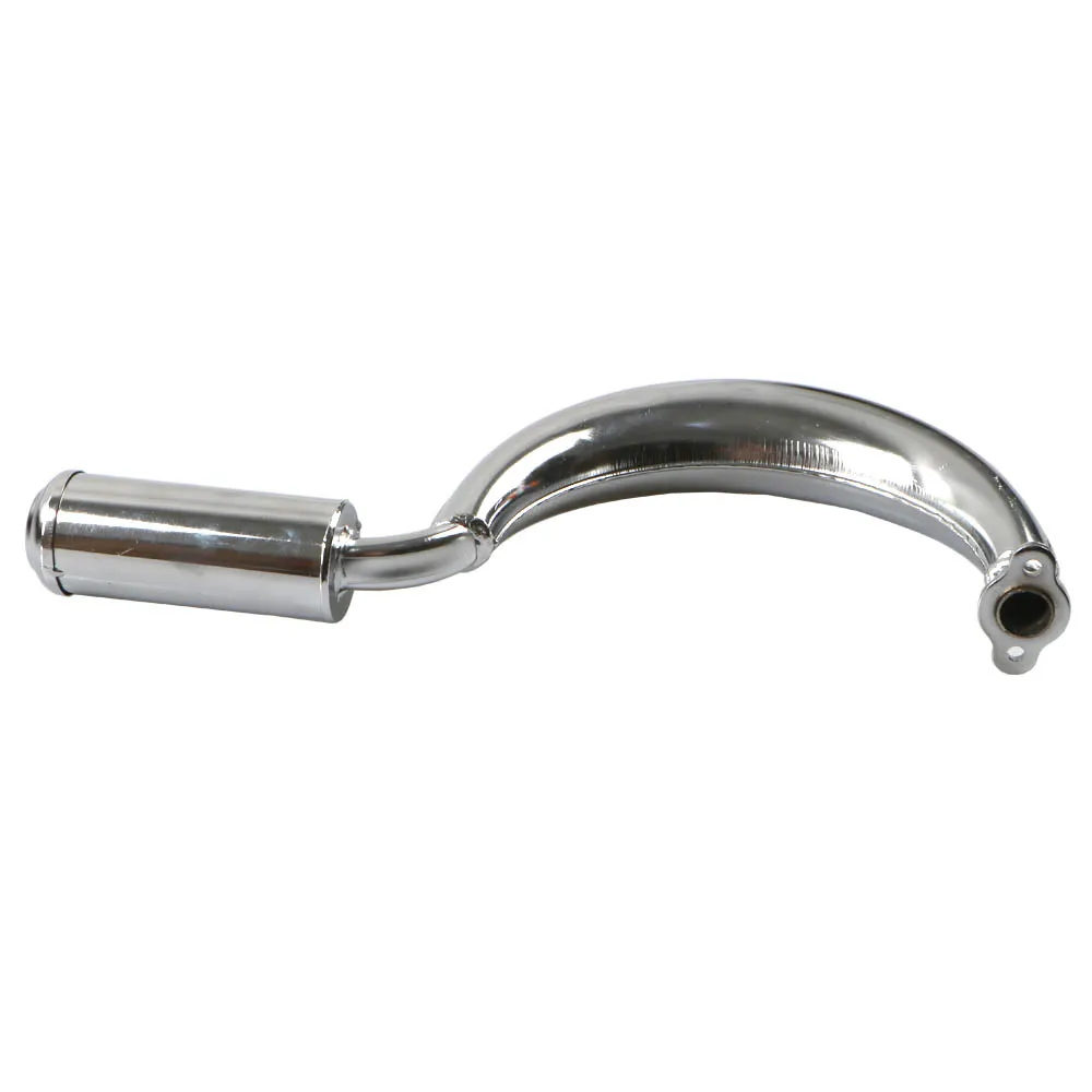 Tubo de escape tipo banana 2T para bicicleta motorizada 49-80 cc - imagen 2