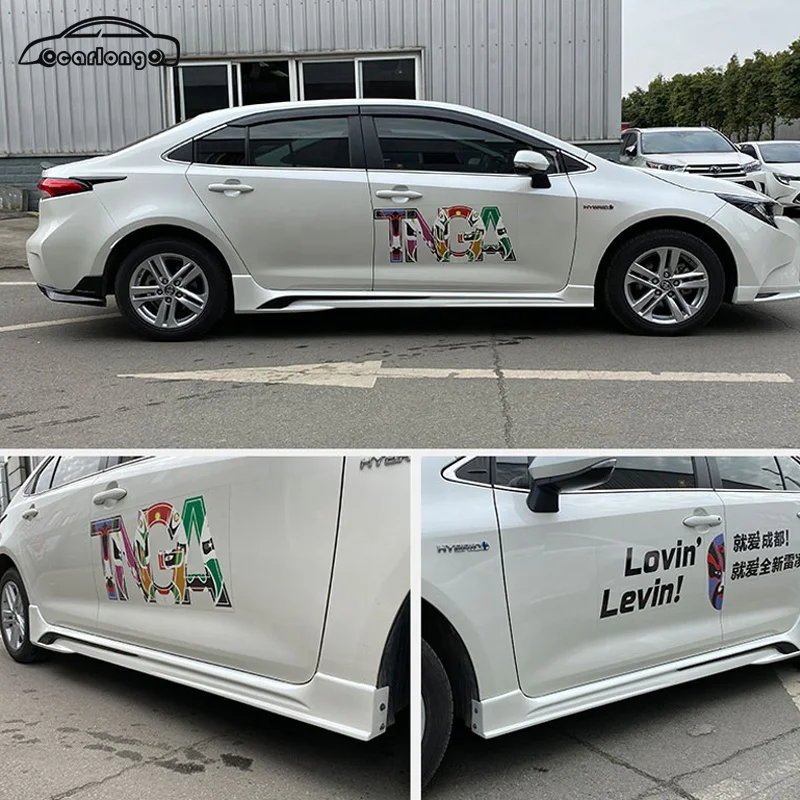 Kit carrocería ABS Toyota Levin 2019-2021 con lip, faldas y alerón - imagen 5