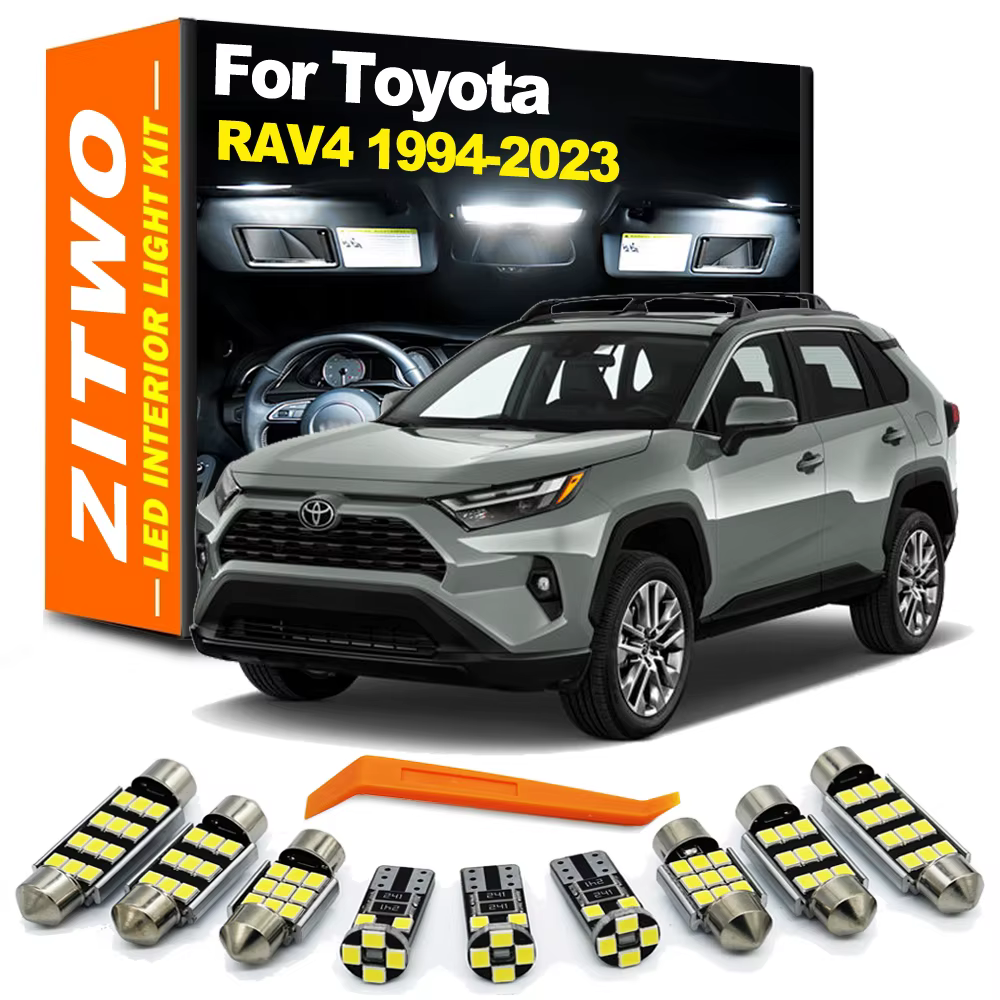 ZITWO-Kit de bombillas LED para Interior, para Toyota RAV4 MK1 MK2 MK3 MK4 MK5 I II III IV V 1994 - 2017 2018 2019 2020 2021 2022 2023