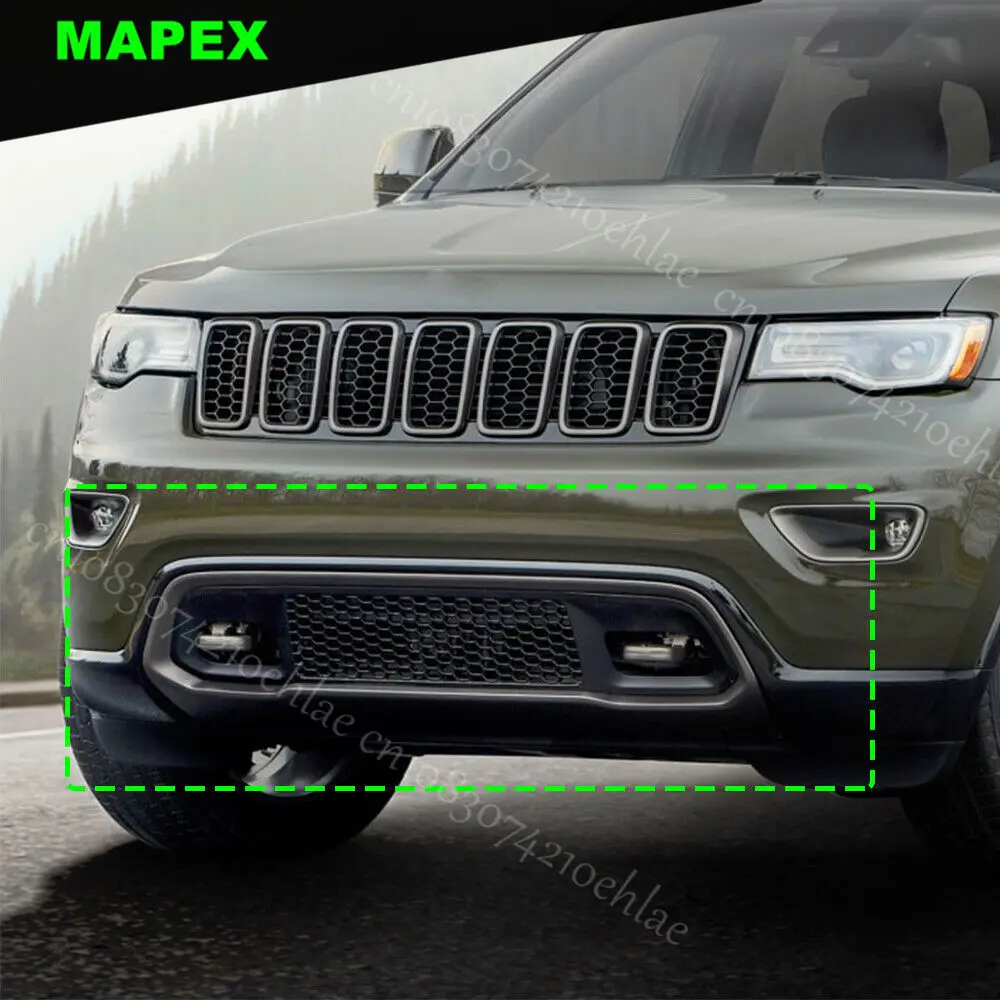Rejilla inferior y bisel parrilla negros Jeep Grand Cherokee 2017-2022 - imagen 3