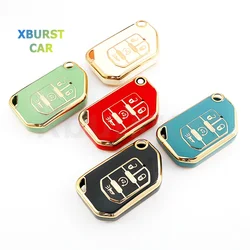 Funda TPU bordada en oro para Jeep Wrangler y Grand Cherokee