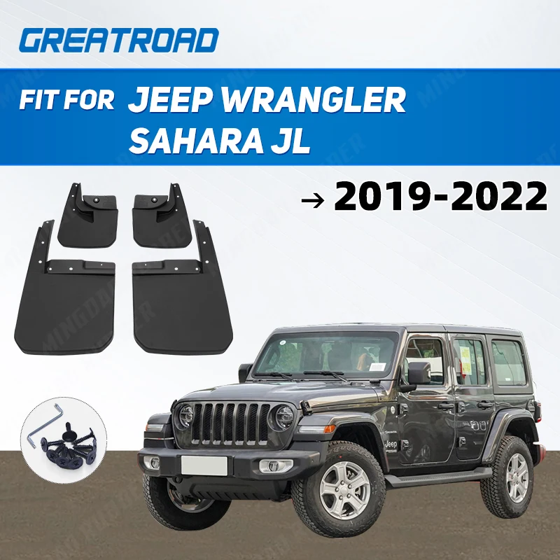 Guardabarros Jeep Wrangler Sahara JL 2019-2022 delanteros y traseros
