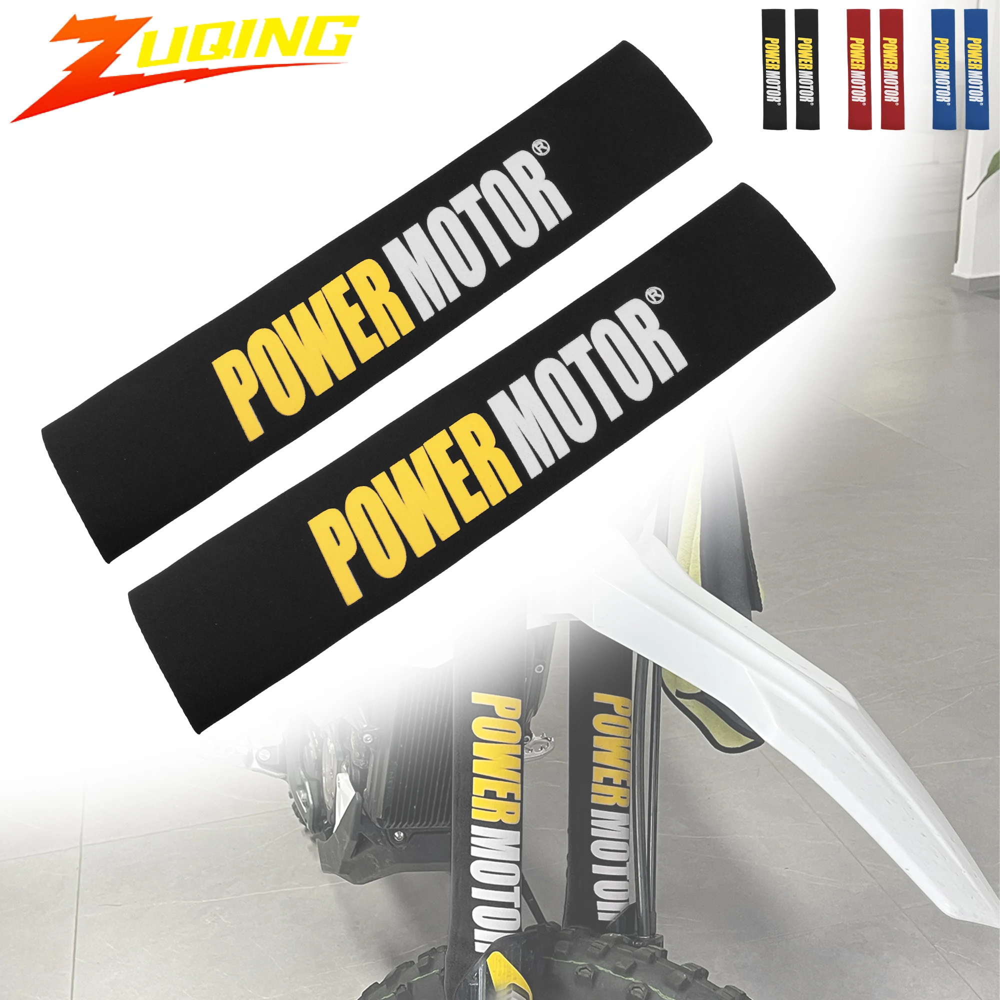 Protector ancho de horquilla para moto universal de motocross