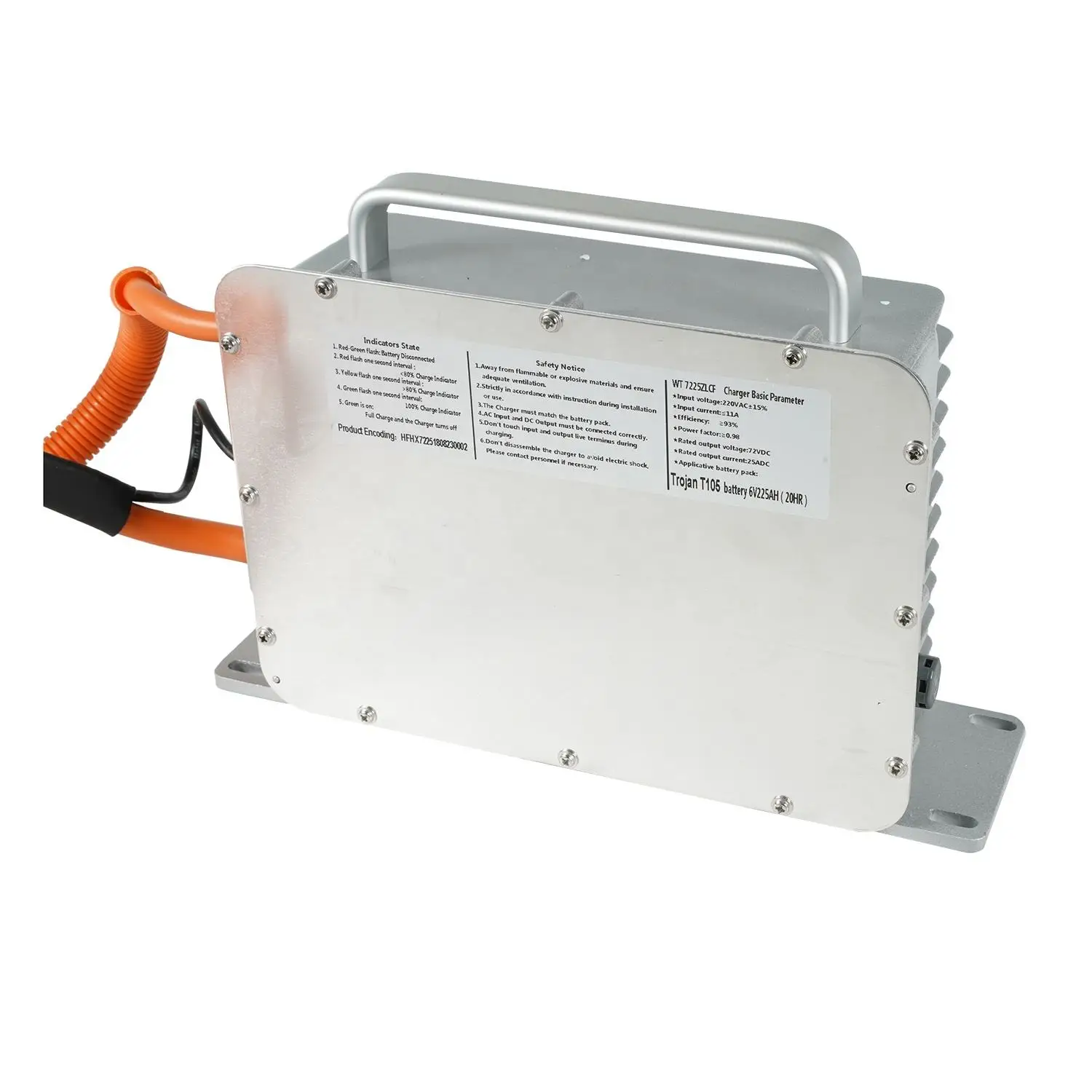 Cargador Batería Litio Carretilla Elevadora 12-72V - imagen 4