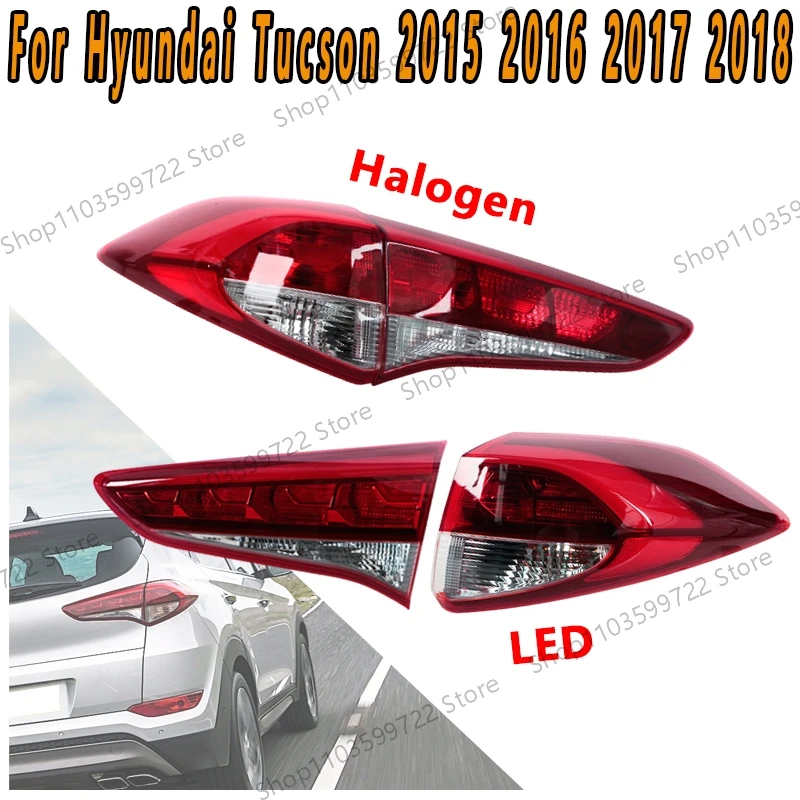 Piloto trasero Hyundai Tucson 2015-2018, LED/halógeno