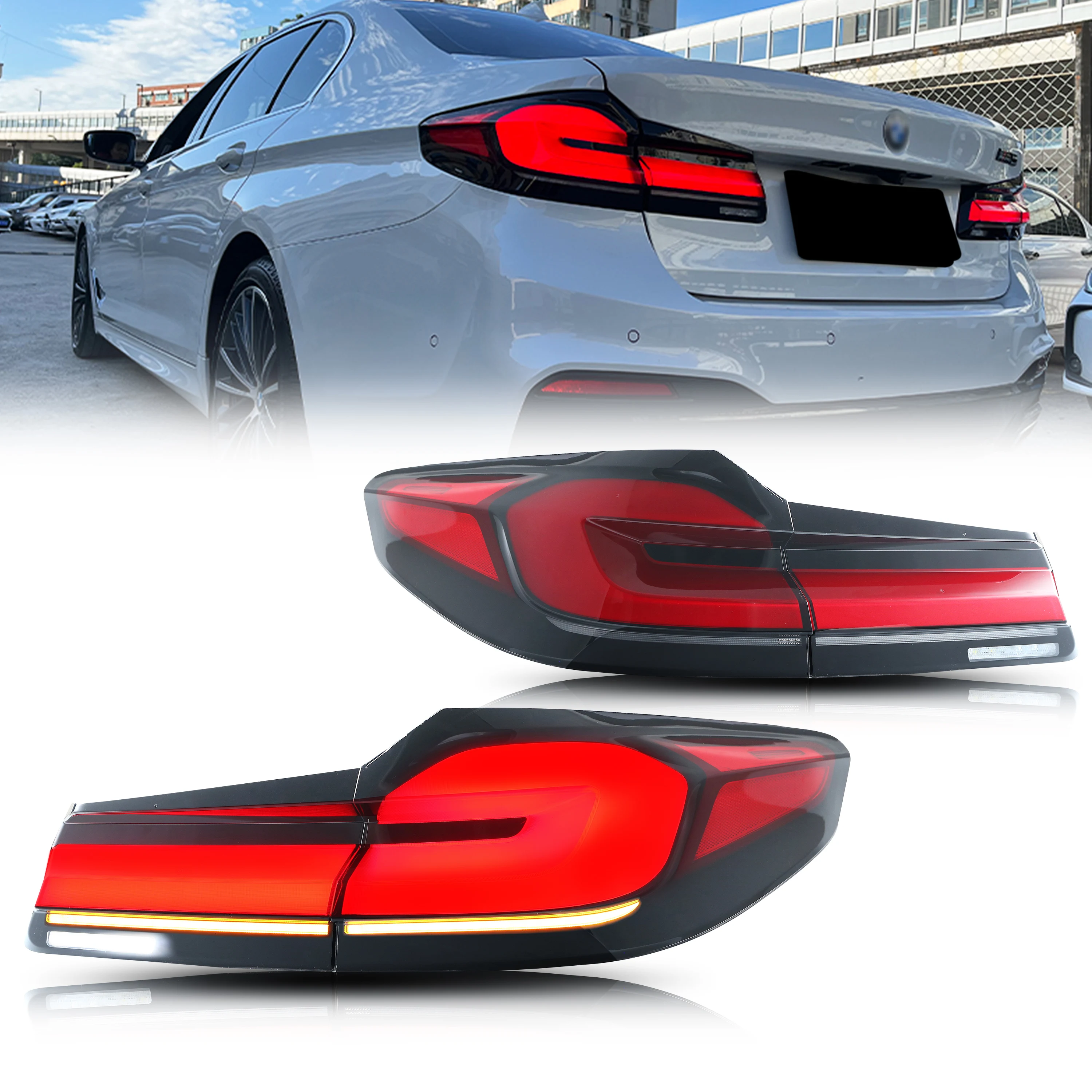 Faros traseros LED secuencial BMW G30 F90 M5 5 Series 2017-2020