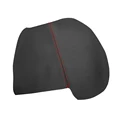 Black with red