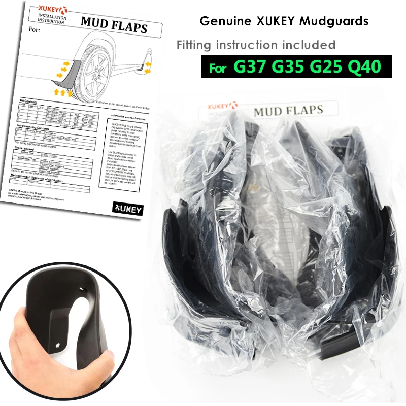 Guardabarros Infiniti V36/G25/G35/G37/Q40 2007-2015 Salpicaduras - imagen 4