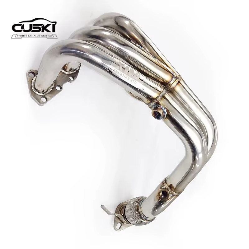 Colector de escape de rendimiento de carreras adecuado para sistema de escape de accesorios de escape de acero inoxidable Citroen C2 1,4 1,6 2006-2016 - imagen 3