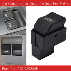 Interruptor elevalunas 6X095855B para VW Polo, Lupo, Seat Córdoba, Ibiza