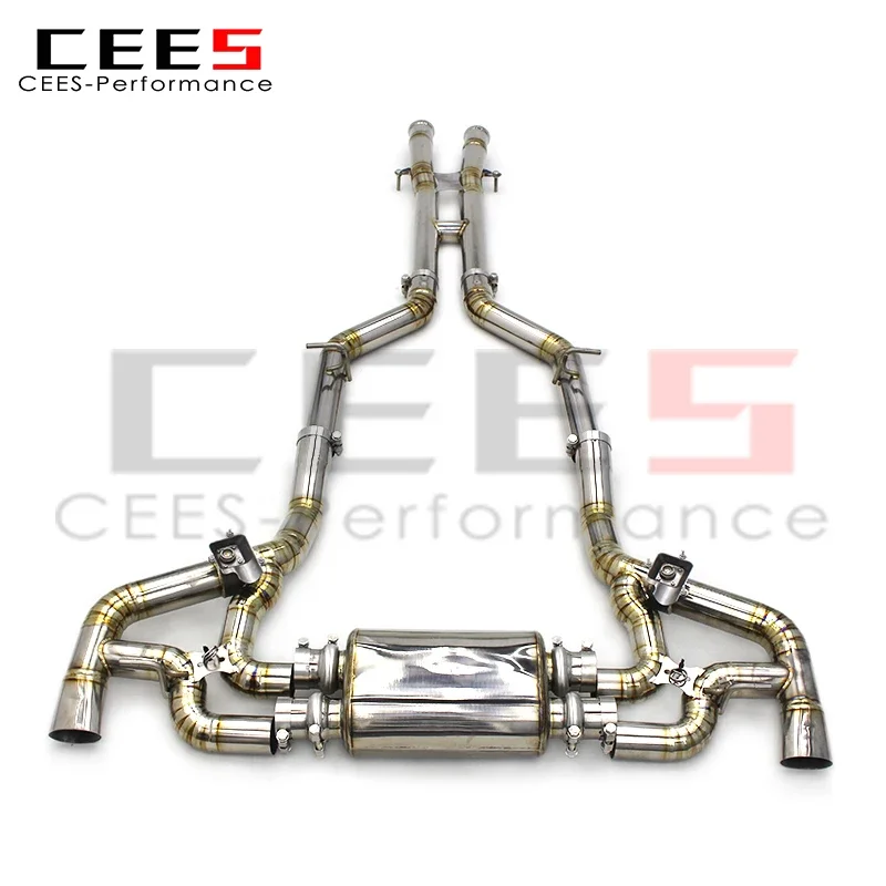 CEES Tuning Escape catback con válvula para Mercedes-AMG GT/GTS C190 - imagen 5