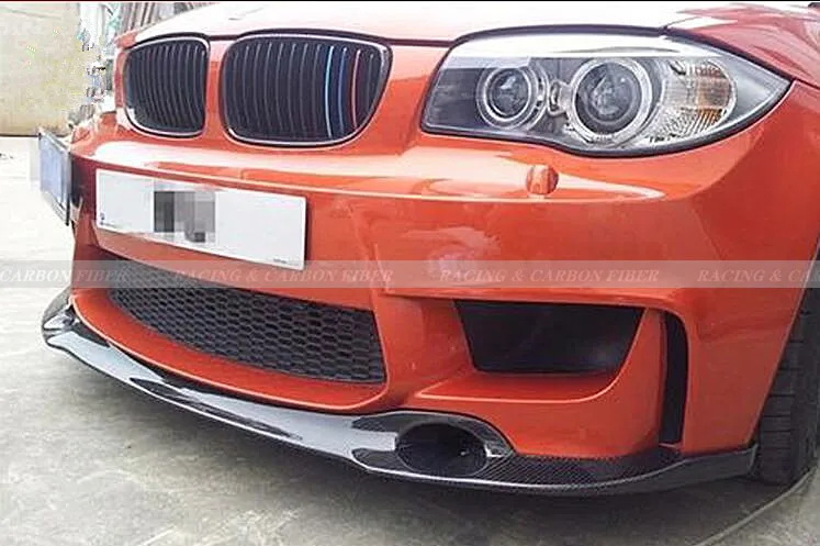 Splitter delantero de fibra de carbono estilo RZA para BMW 1M E82 - imagen 2