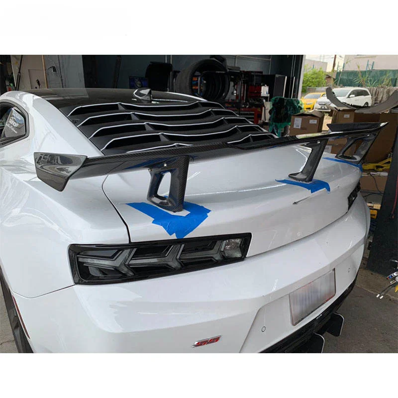 Alerón trasero de carbono estilo 1LE para Chevrolet Camaro SS/ZL1 2017-2019 - imagen 5