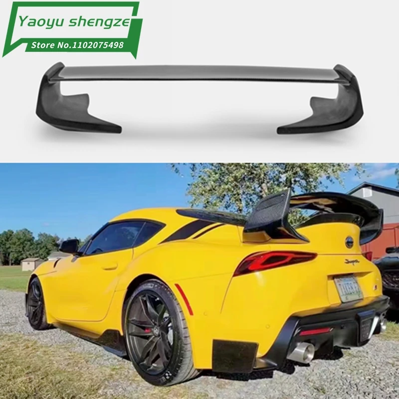 Alerón trasero maletero Toyota Supra A90 MK5 fibra carbono 2019-2021 - imagen 2