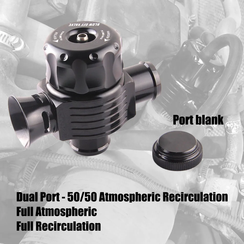 Válvula BOV turbo doble puerto aluminio 25mm – Compatible Audi VW Seat 1.8T - imagen 2