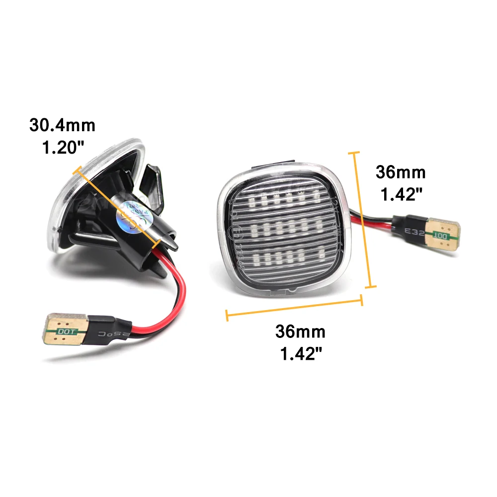 Luz intermitente secuencial LED para Skoda Fabia Octavia y Audi A3 A4 - imagen 2