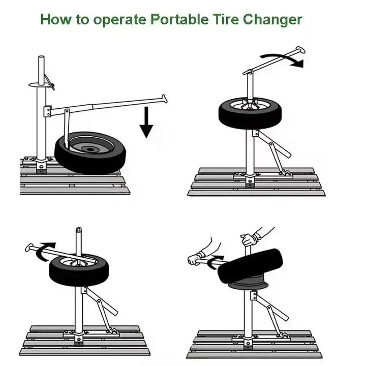 Extractor manual de neumáticos profesional para coche y motocicleta - imagen 5