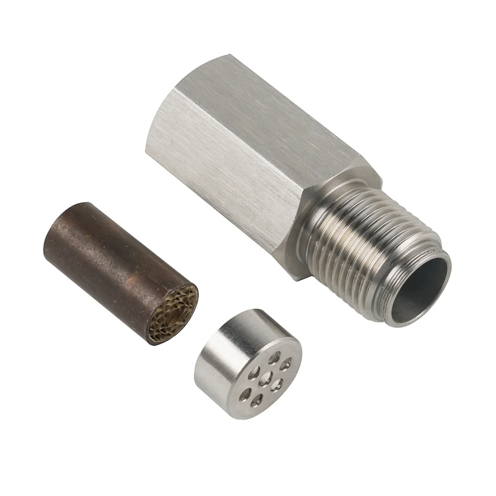 Adaptador sensor de oxígeno con malla catalítica