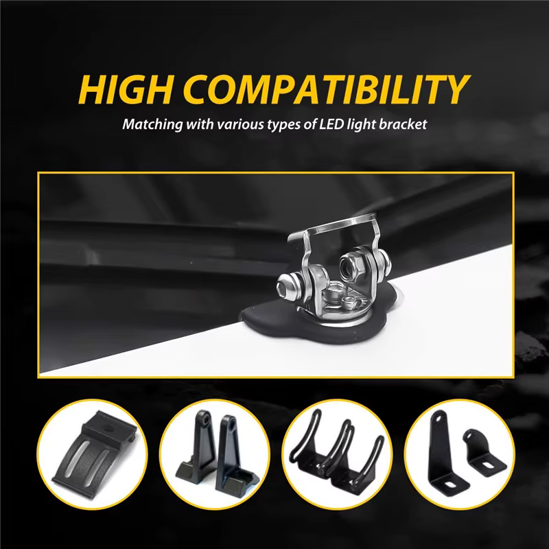 Soporte universal para barra LED en A-pilar de 4x4 y SUV - imagen 4