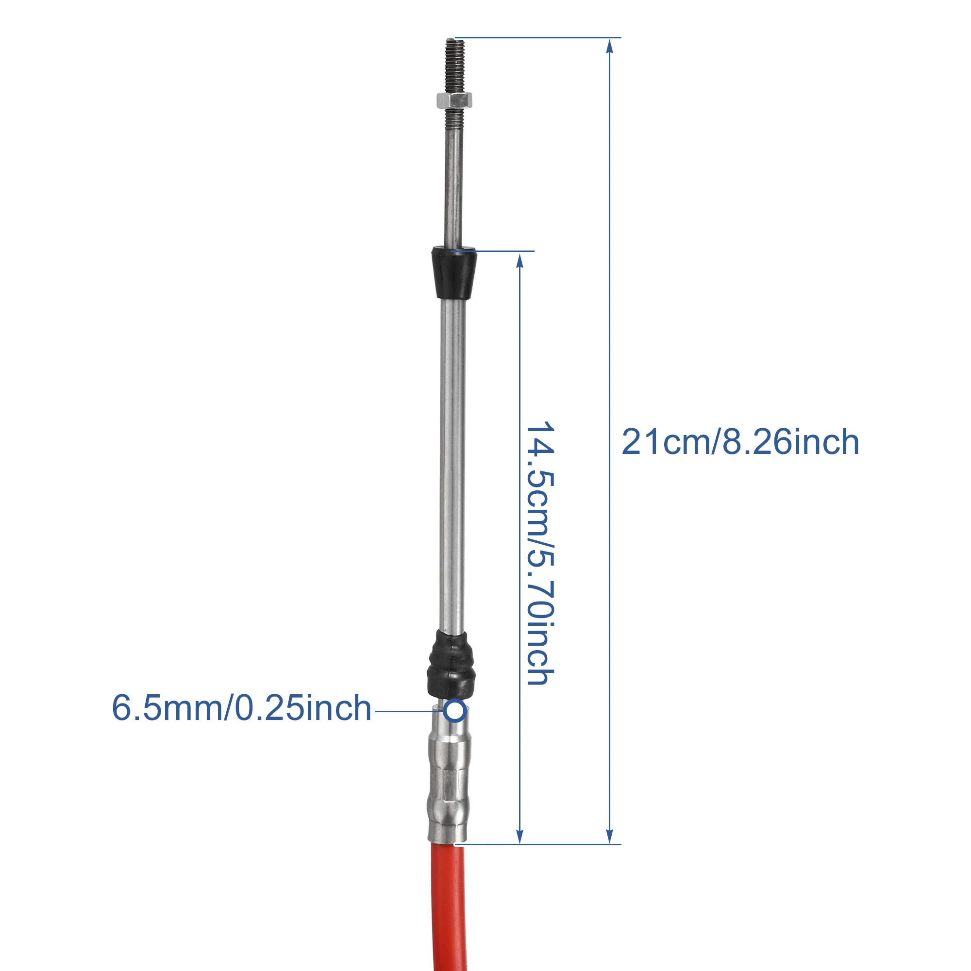 Cable acelerador marino Autohaux 3300/33C para motor Yamaha - imagen 4
